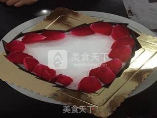 Rose Heart Cake recipe