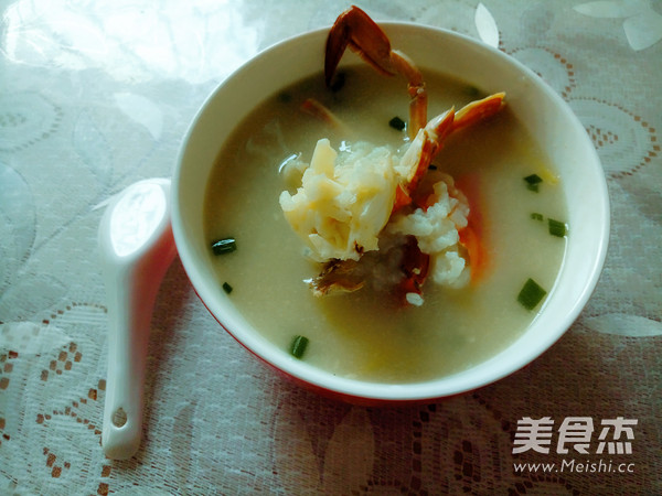 Delicious Stomach Crab Congee recipe