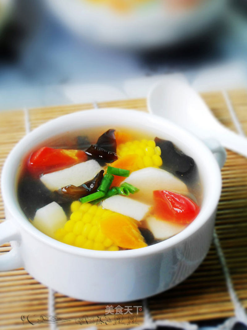 Yam Fresh Vegetable Soup recipe