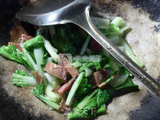 Stir-fried Chinese Cabbage with Fine Ham recipe