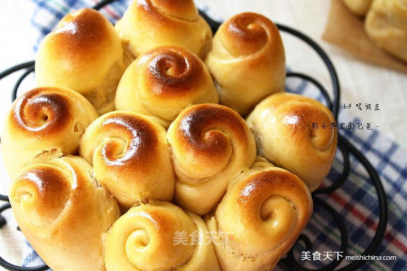 [milk-flavored Golden Bread Rolls]: Different Ways to Make Bread