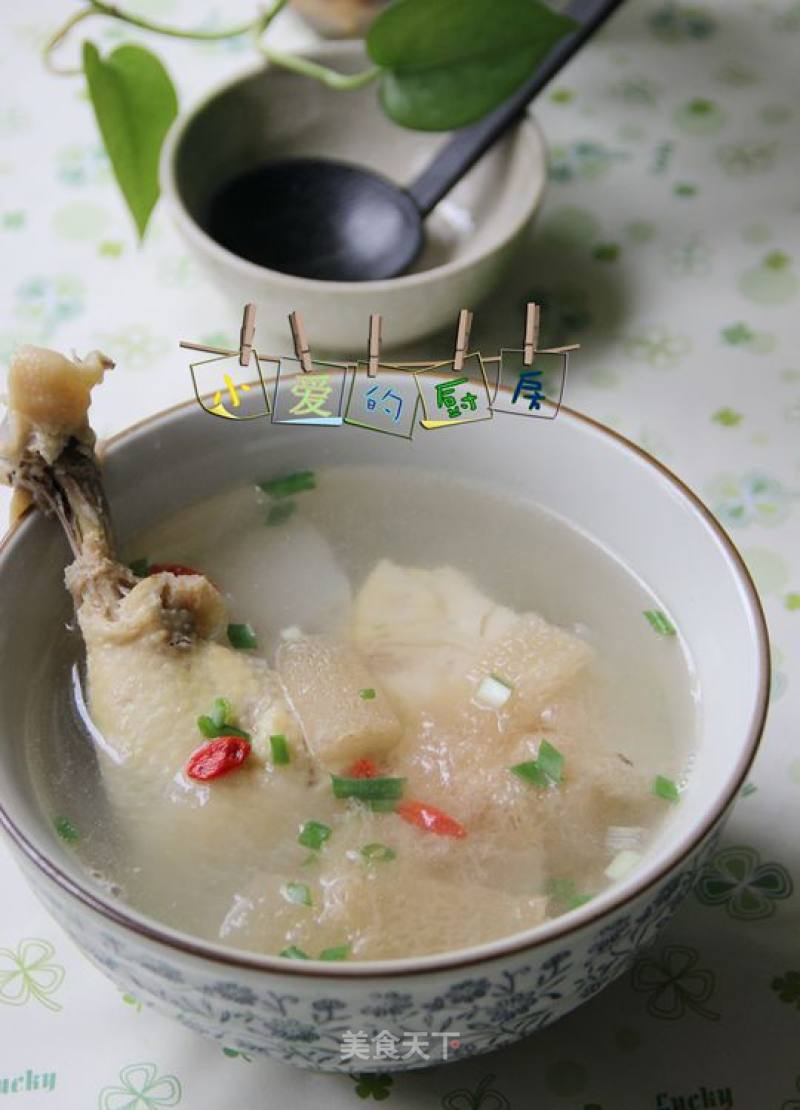Bamboo Fungus Chicken Soup recipe