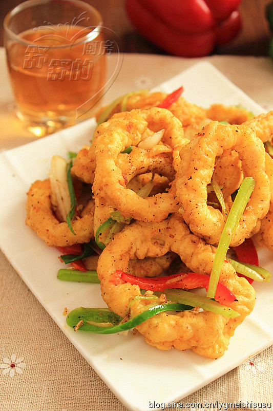 Flavored Squid Rings recipe