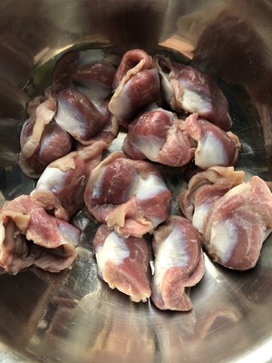 Cumin Chicken Gizzards recipe