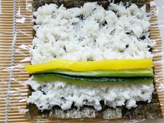 Luncheon Meat and Seaweed Rice recipe