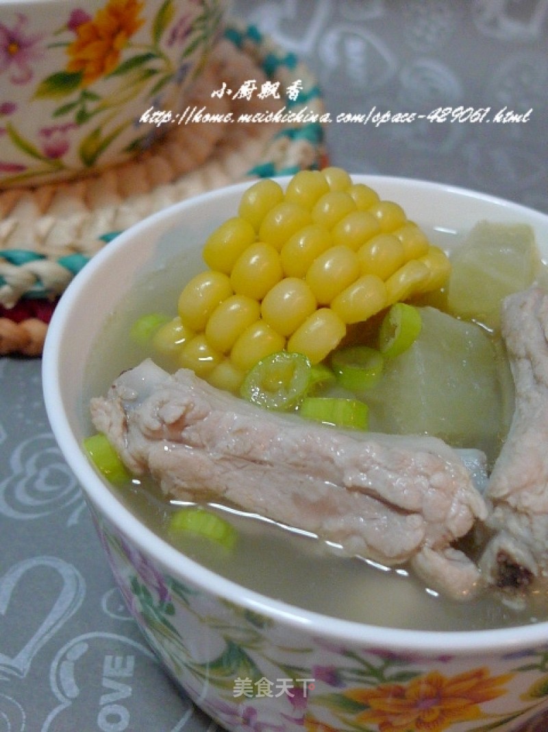[stewed Ribs with Corn and Radish] Calcium Supplement is Very Important recipe