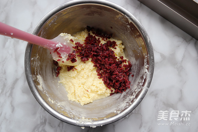 Cranberry Custard Biscuits recipe