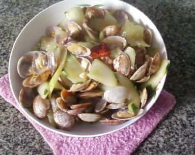 Cucumber Clam recipe