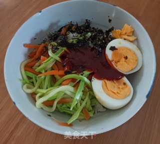 Korean Spicy Sauce Bibimbap recipe