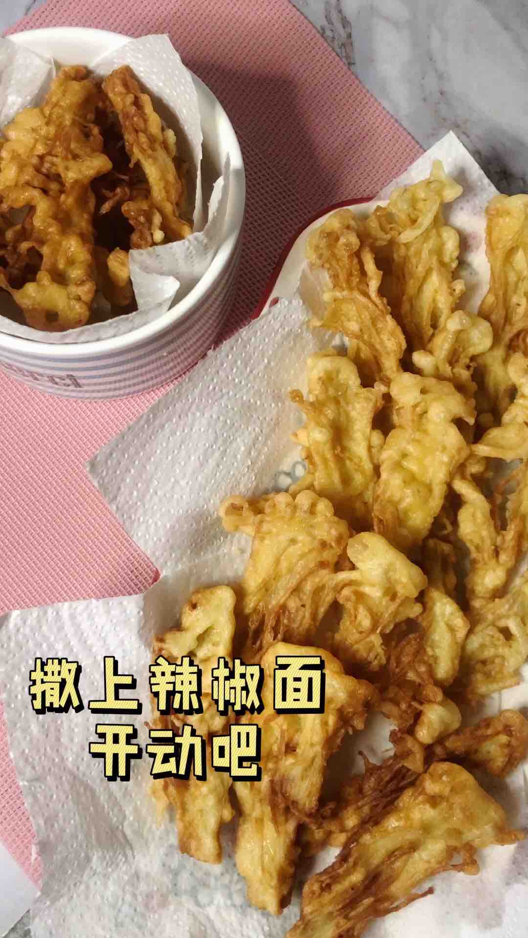 Crispy Enoki Mushroom recipe