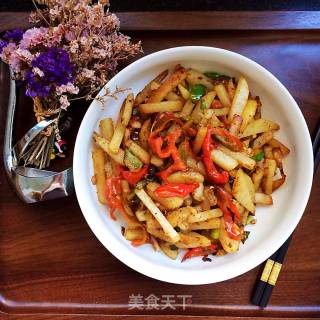 Cumin Potato Chips recipe