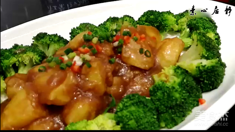 Potatoes in Oyster Sauce with Broccoli, Beautiful and Delicious, Delicious Can Not Stop recipe