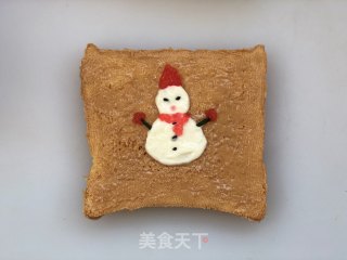 Little Snowman Toast recipe