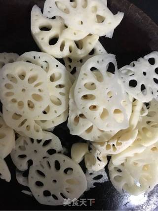 Sweet and Sour Lotus Root Slices recipe