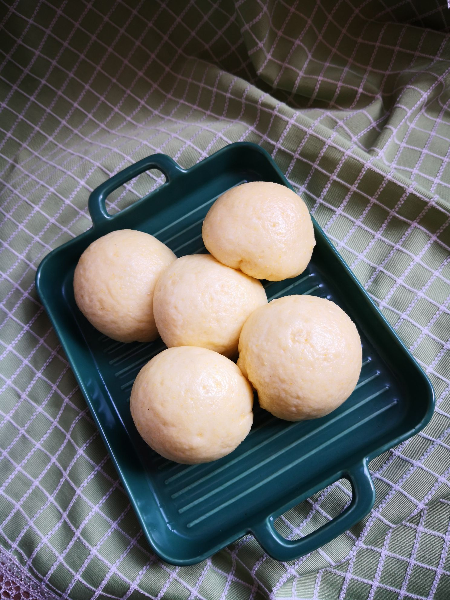 Coconut Mung Bean Paste Bun recipe