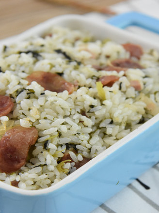 Bacon Sausage Rice recipe