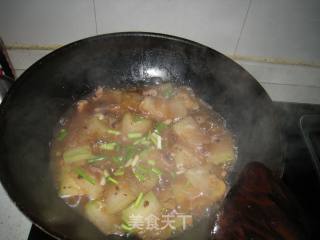 Braised Winter Melon with Sliced Pork in Black Bean Sauce recipe