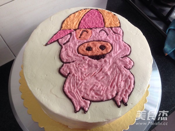 Mcdull Pig Birthday Cake recipe