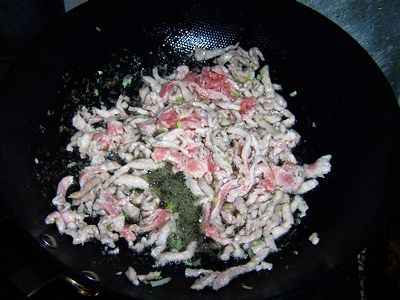 Shredded Pork and Lentil Braised Rice recipe