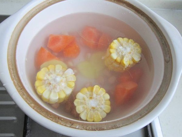 Corn Yam Chrysanthemum Soup recipe