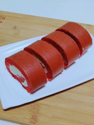 Red Yeast Cake Roll recipe