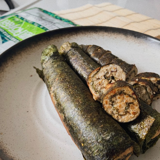 Reduced Fat Chicken Breast Pseudo Sushi🍣 recipe