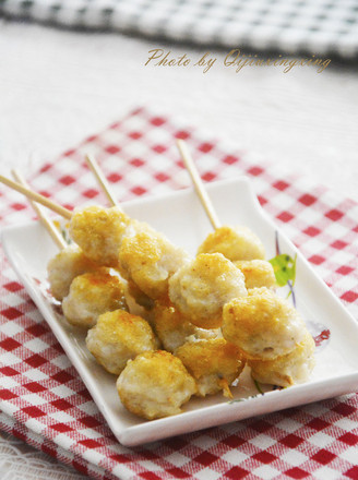 Pan-fried Sea Bass Skewers recipe