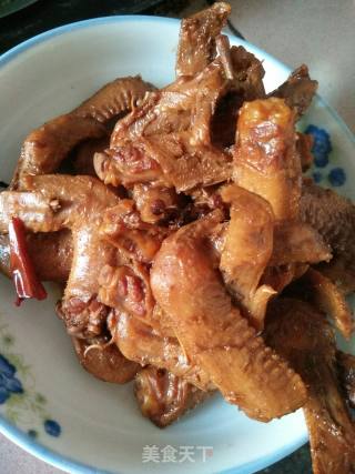 Spicy Braised Duck Wings recipe