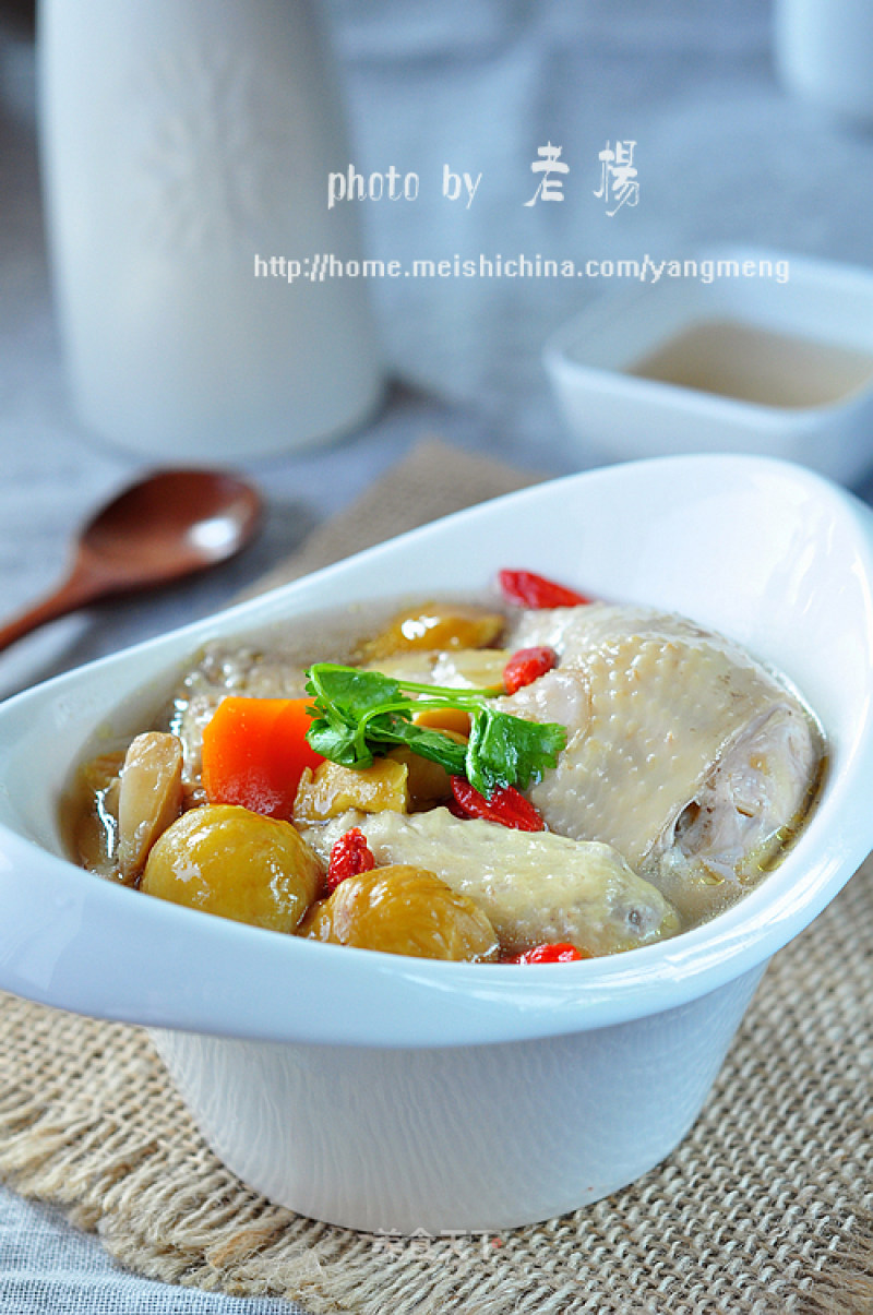 Chestnut Ginseng Chicken Soup recipe