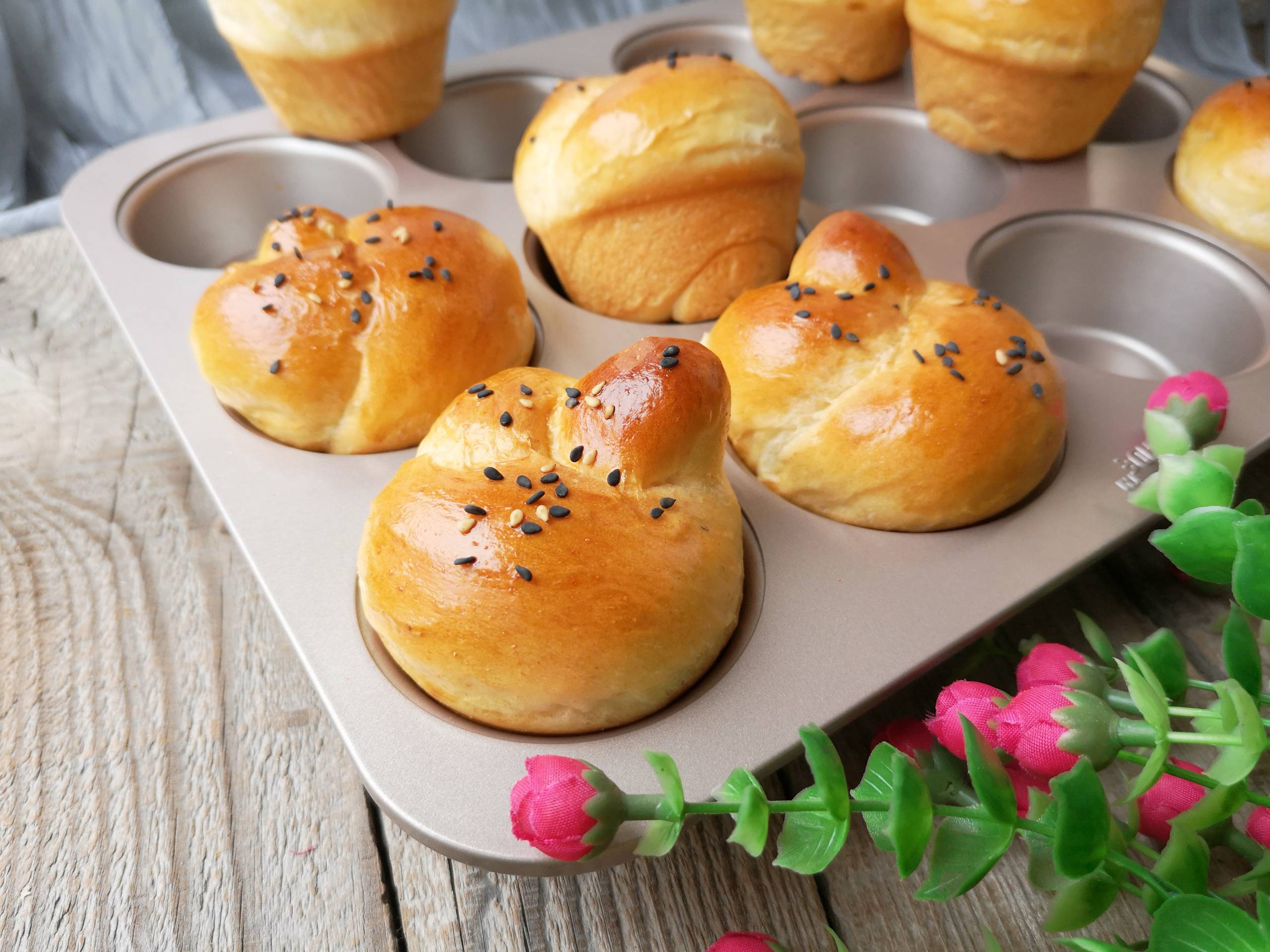 Whole Wheat Cheese Buns recipe