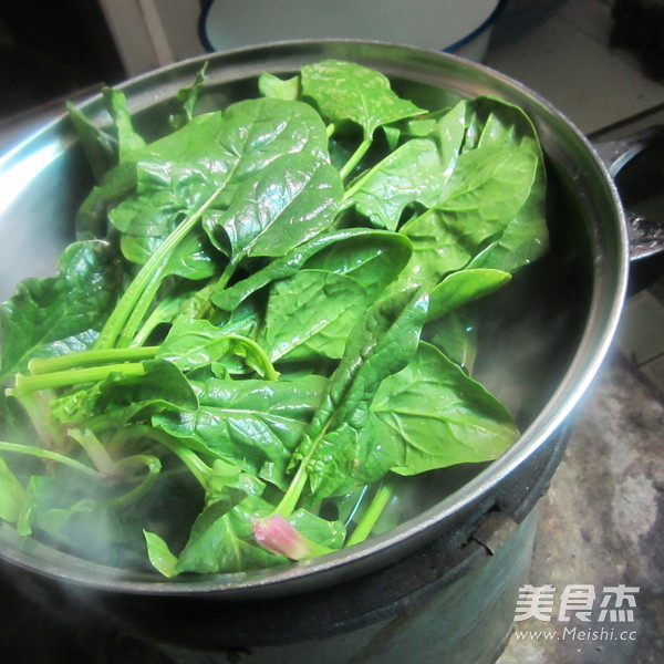 Marinated Spinach recipe