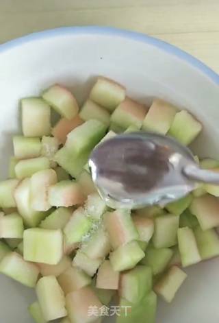 Sweet and Sour Watermelon Rind recipe
