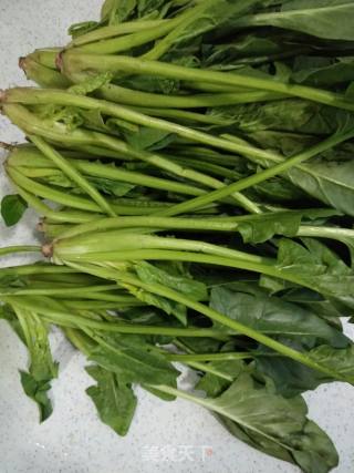 Vegetarian Stir-fried Spinach recipe