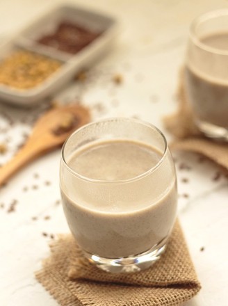 Flaxseed Soy Milk Hot Drink recipe