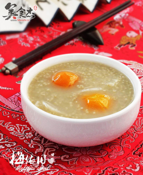 Black Millet Kumquat Porridge recipe