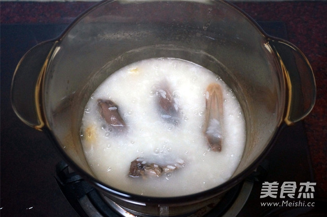 Braised Roasted Duck Head Porridge recipe