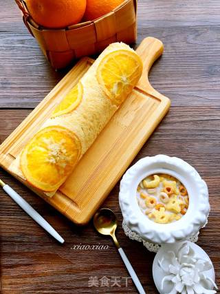 #trust之美#orange Cake Roll recipe