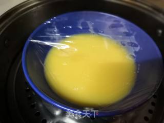 Steamed Egg with Minced Meat recipe