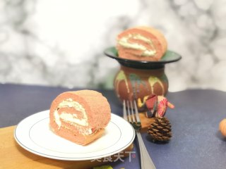 Red Yeast Cake Roll recipe