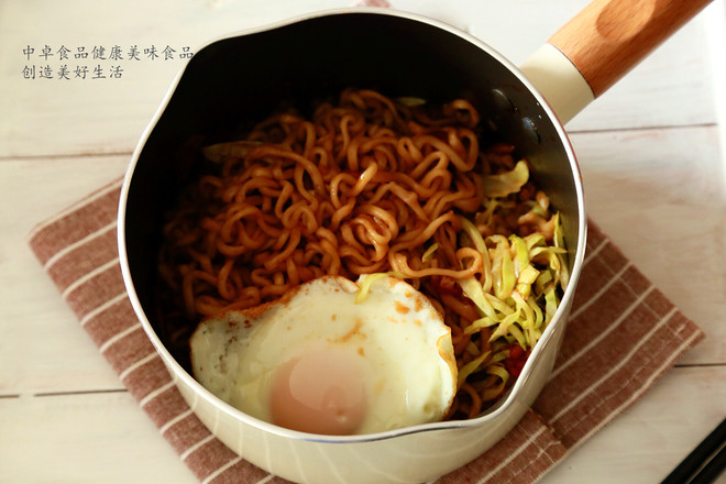#中卓炸酱面# Fried Egg Fried Noodles recipe