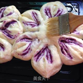 Sunflower Purple Sweet Potato Bun recipe