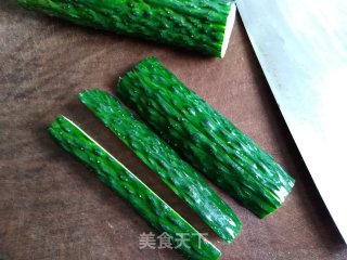 Vegetarian Fried Cucumber recipe