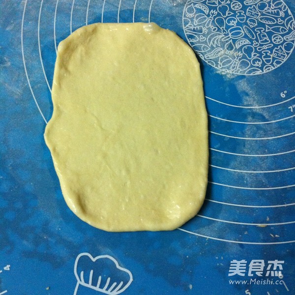 Scallion Cheese Pork Floss Steak Bun recipe