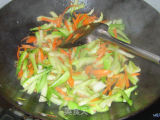 Stir-fried Double Wire recipe