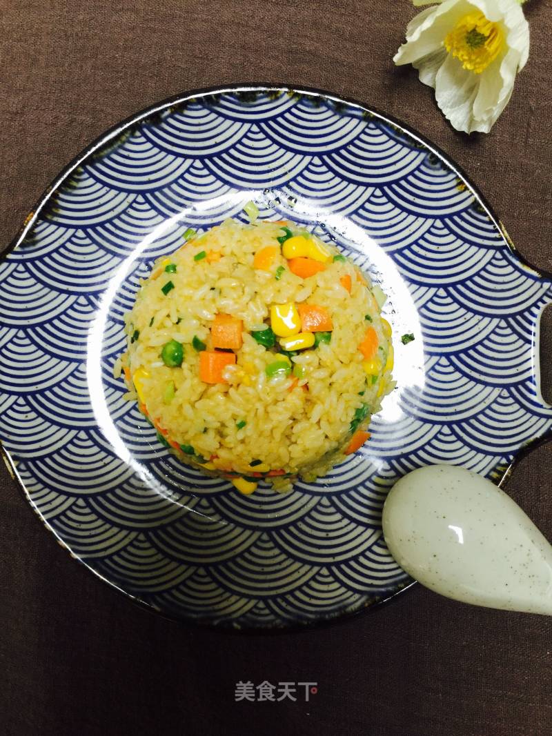 Salted Egg Yolk Fried Rice recipe