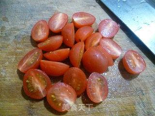 Stir-fried Lettuce with Cherry Tomatoes recipe