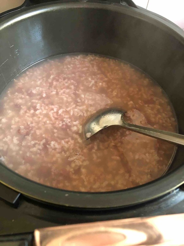 Lazy Breakfast Red Bean Porridge recipe