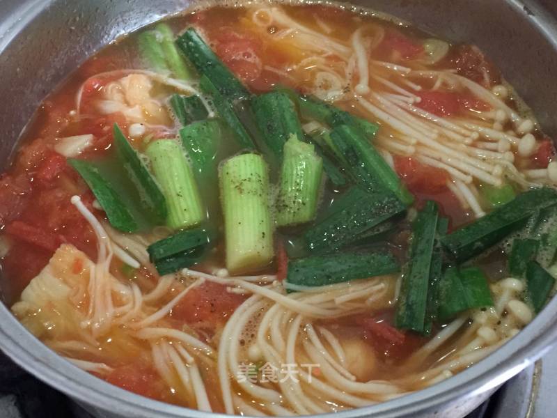 Three-color Vegetable Healthy Pot recipe