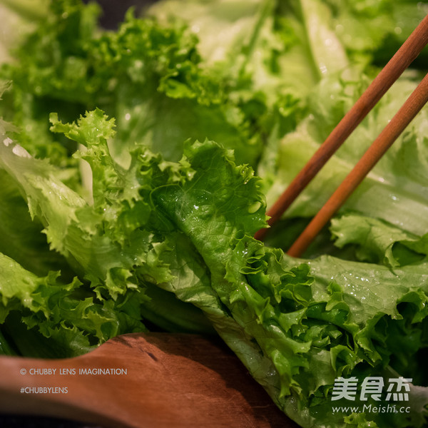 Fried Chinese Lettuce with Fish Sauce recipe