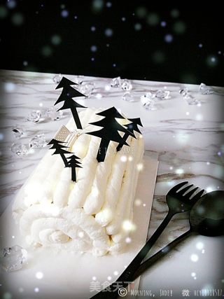 White World Snow Cake Roll-japanese Cotton Roll + Super Simple Decoration recipe
